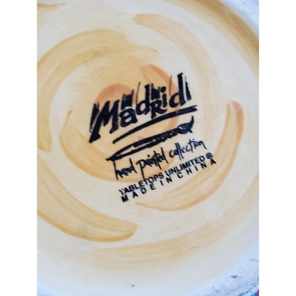 Tabletops Unlimited Pitcher Madrid Brush Stroke Paint Brush Stripe Dinnerware - Picture 2 of 6